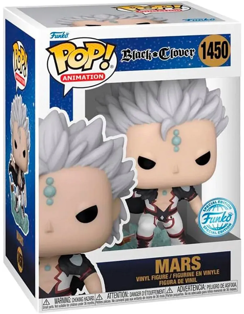 Funko Pop! Black Clover Mars met Boek - Exclusief - afbeelding 5 van 5