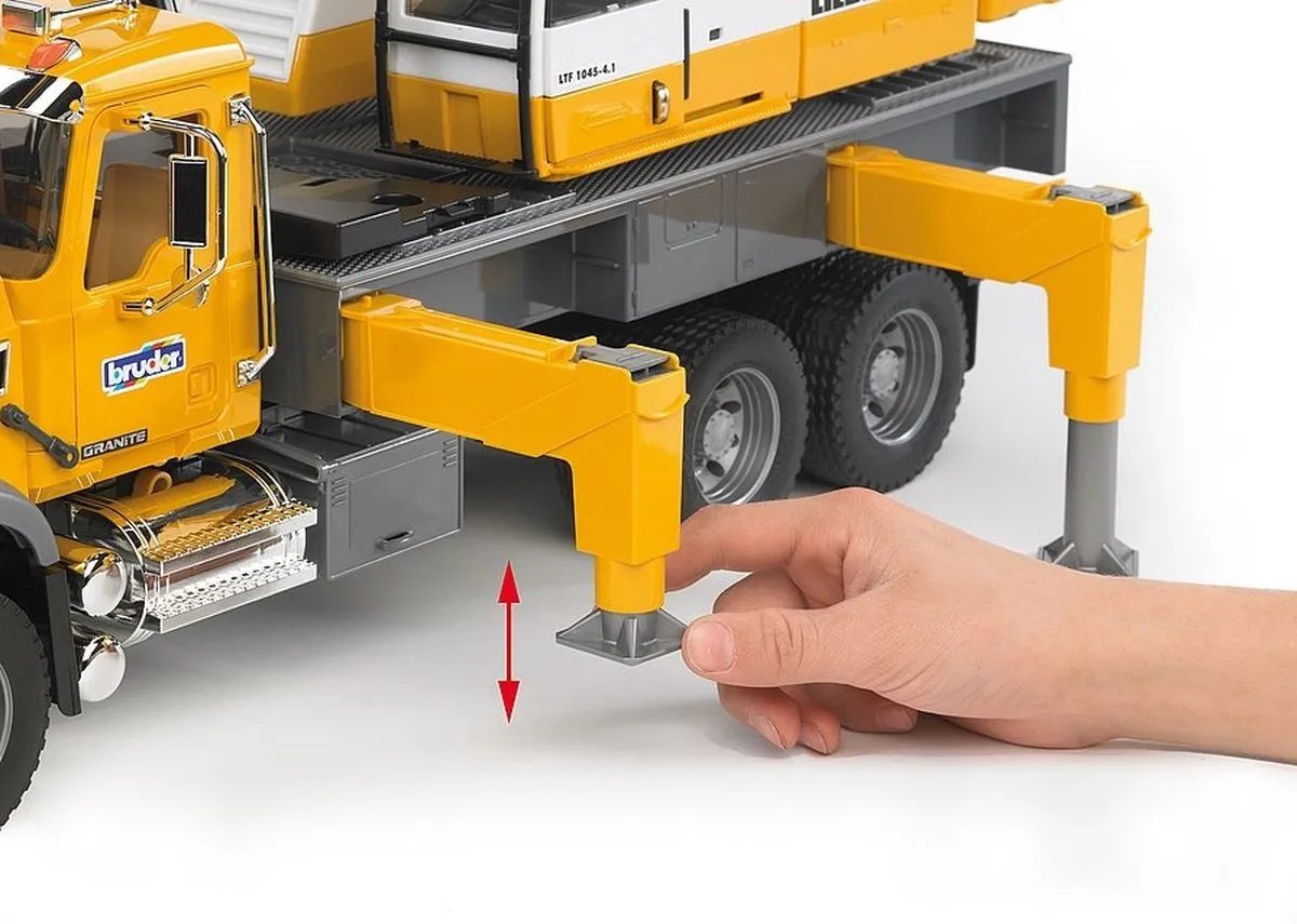 Bruder Mack Granite 1:16 Kraanwagen - Geel