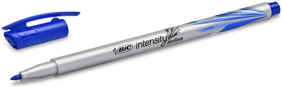 Bic Intensity Medium Viltstift - 12 Stuks - 0.7mm