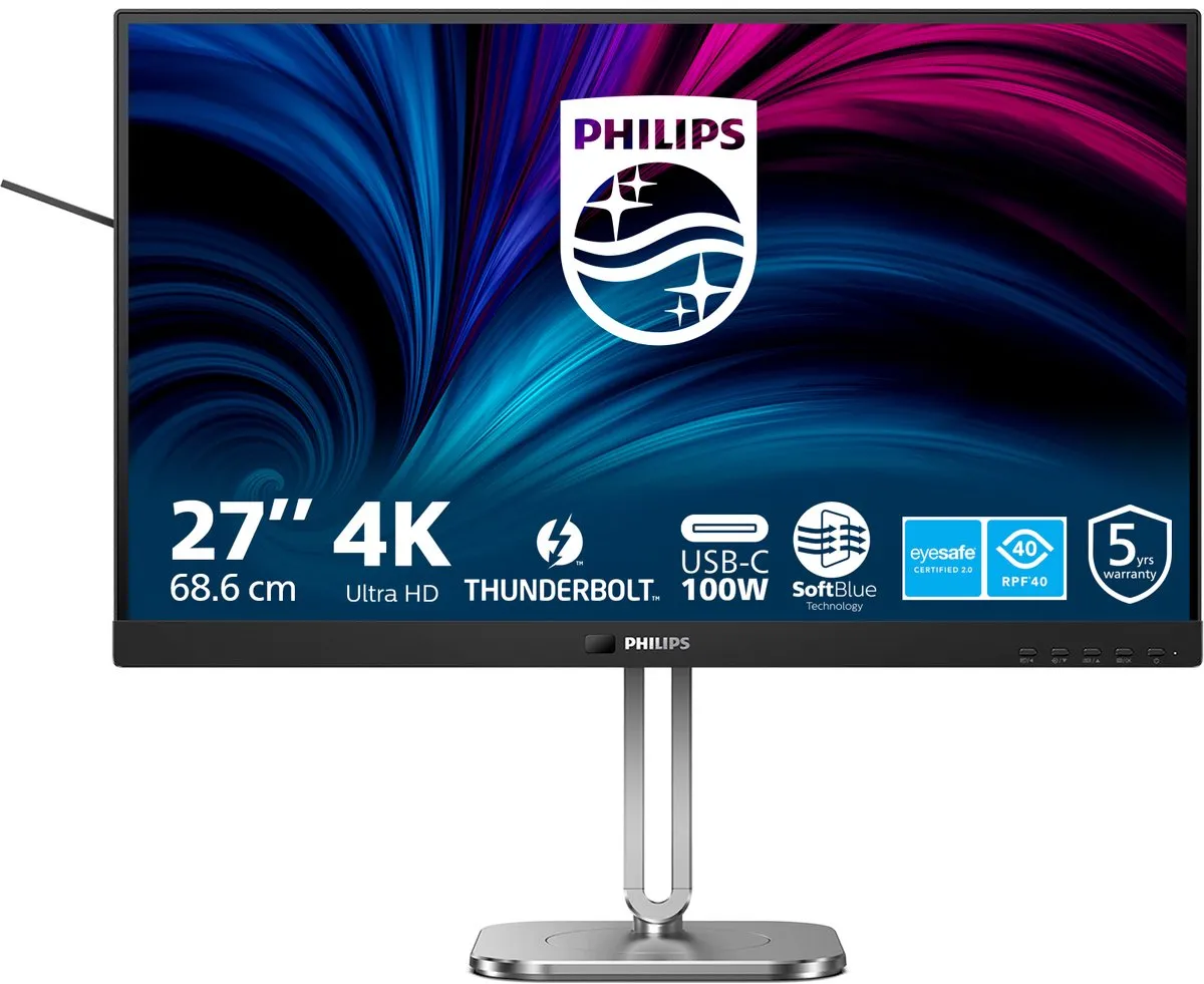 Philips 27B2U6903 4K Monitor - 27" - USB-C 100W