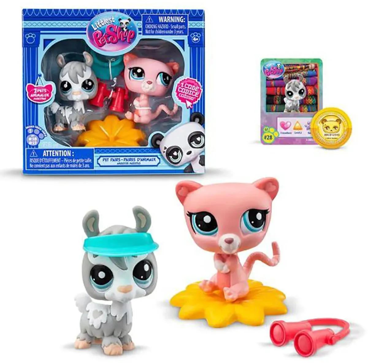 Bandai Namco Littlest Pet Shop Pet Pairs - 2-pack Multicolor