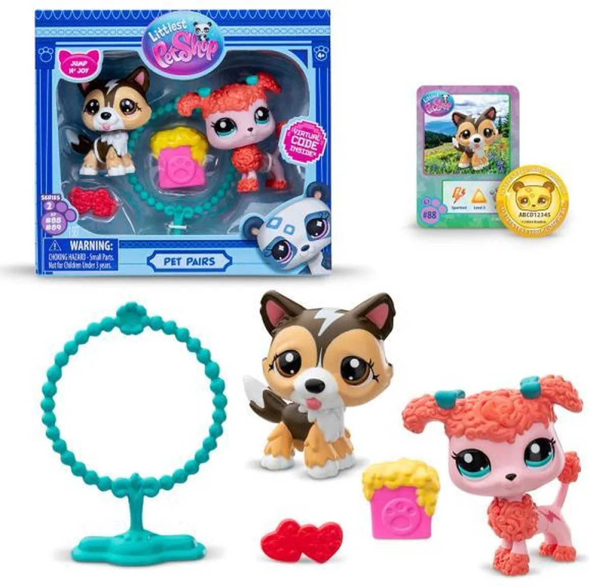 Bandai Namco Littlest Pet Shop Pet Pairs - 2-pack Multicolor