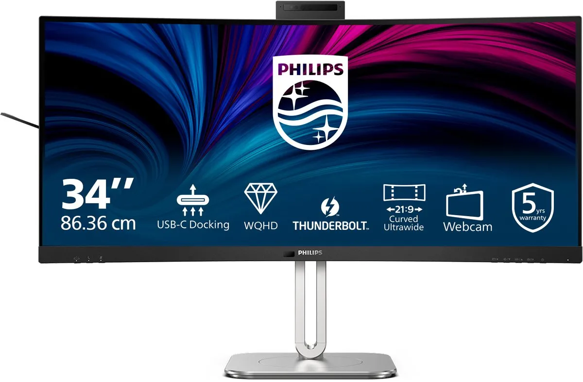 Philips 6000 Series 34B2U6603CH Curved Ultrawide Monitor