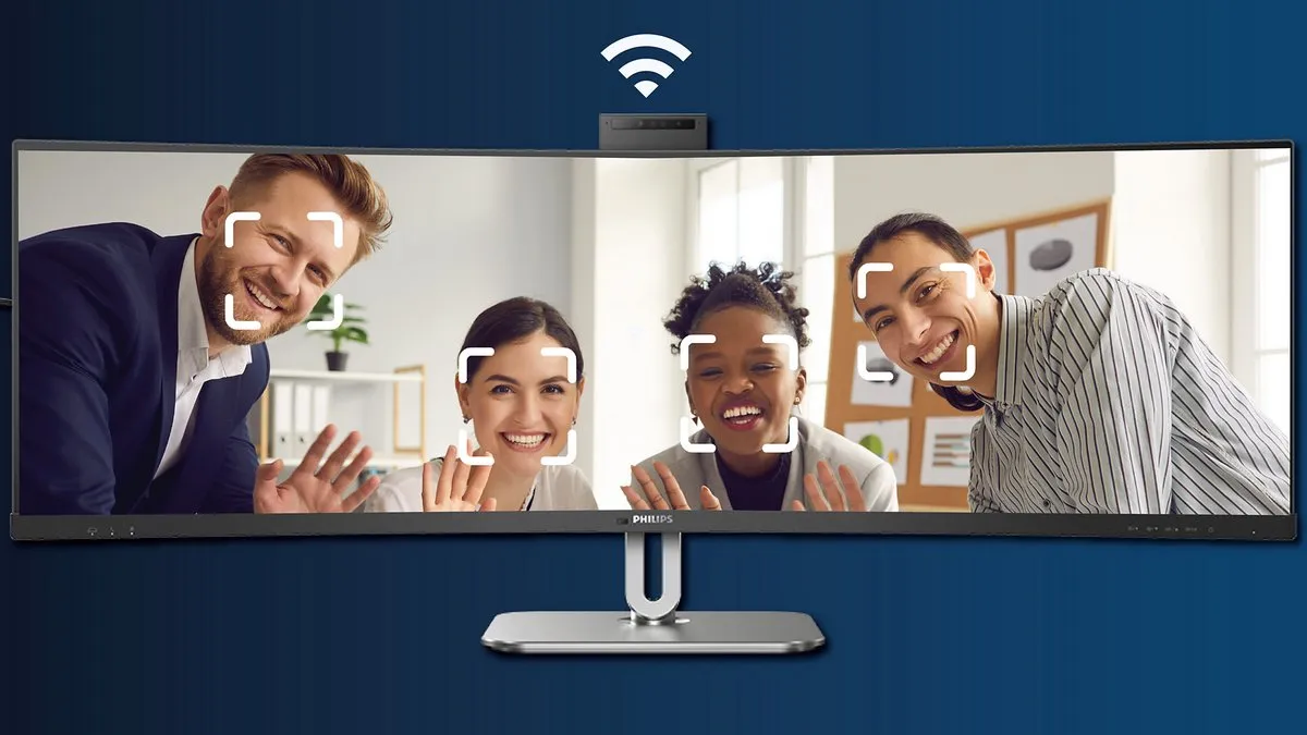 Philips 6000 Series 34B2U6603CH Curved Ultrawide Monitor - 34" - Thunderbolt 4 - USB-C 100W - afbeelding 6 van 6