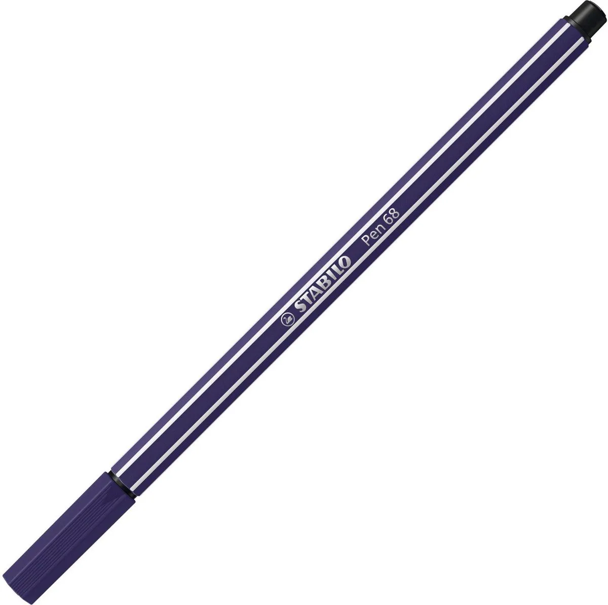 STABILO Pen 68 Viltstift Donkerblauw