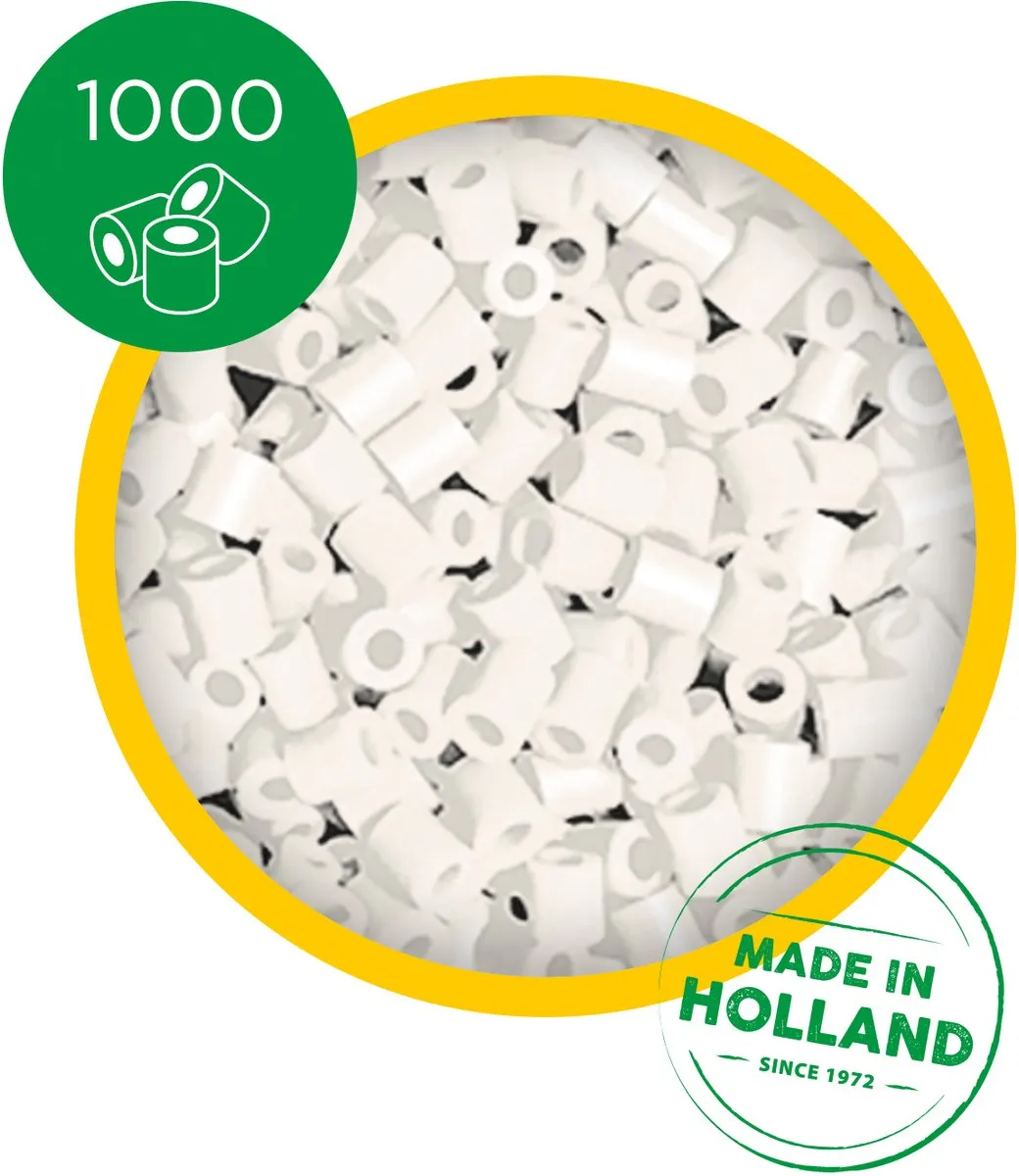 SES Creative Beedz Strijkkralen 1000 Stuks - Wit