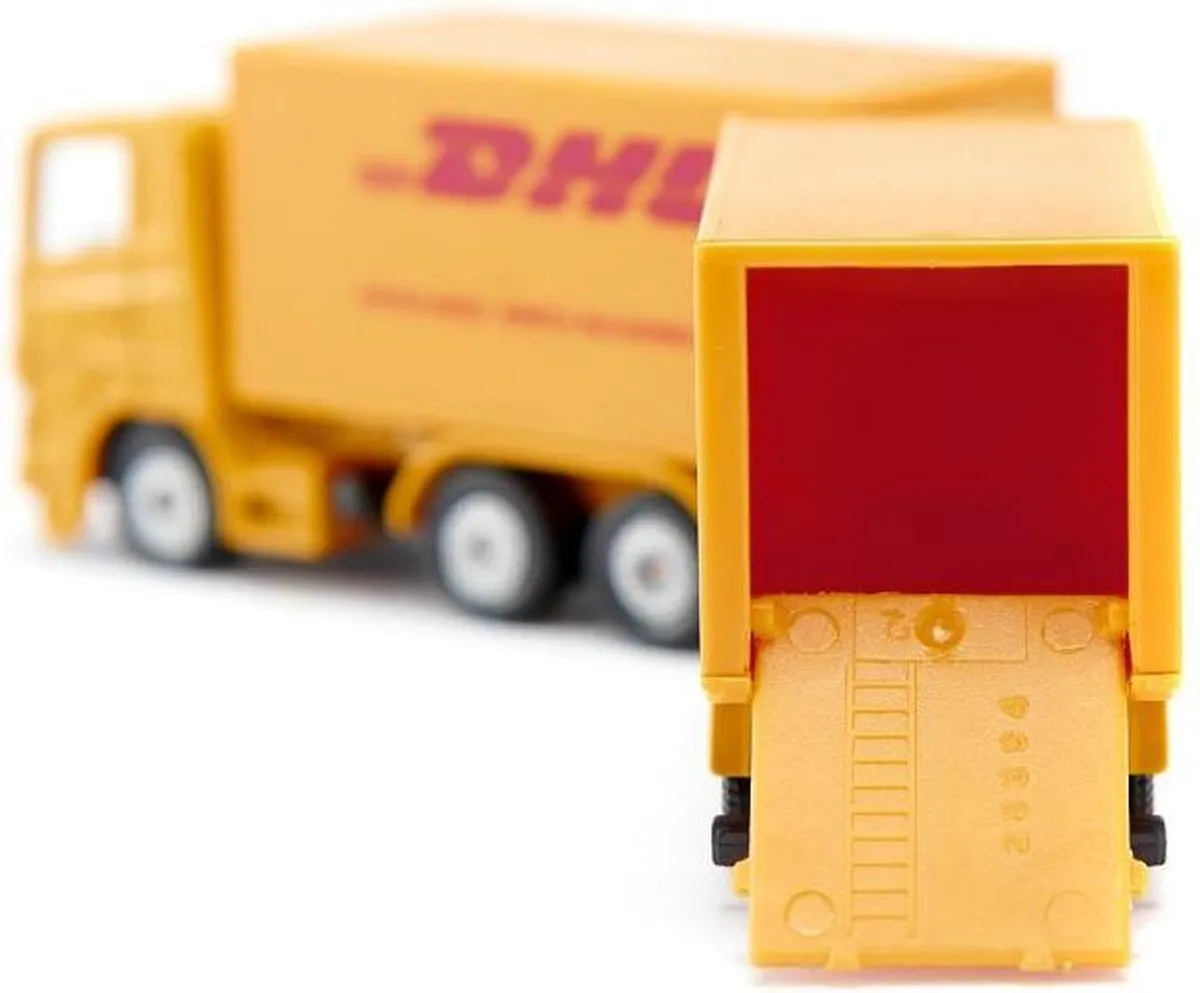 SIKU 1694 Vrachtwagen met DHL-trailer - Geel