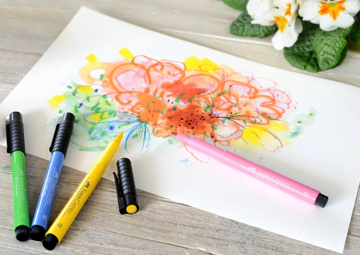 Faber-Castell Pitt Artist Pen Brush FC-167438 - Rood