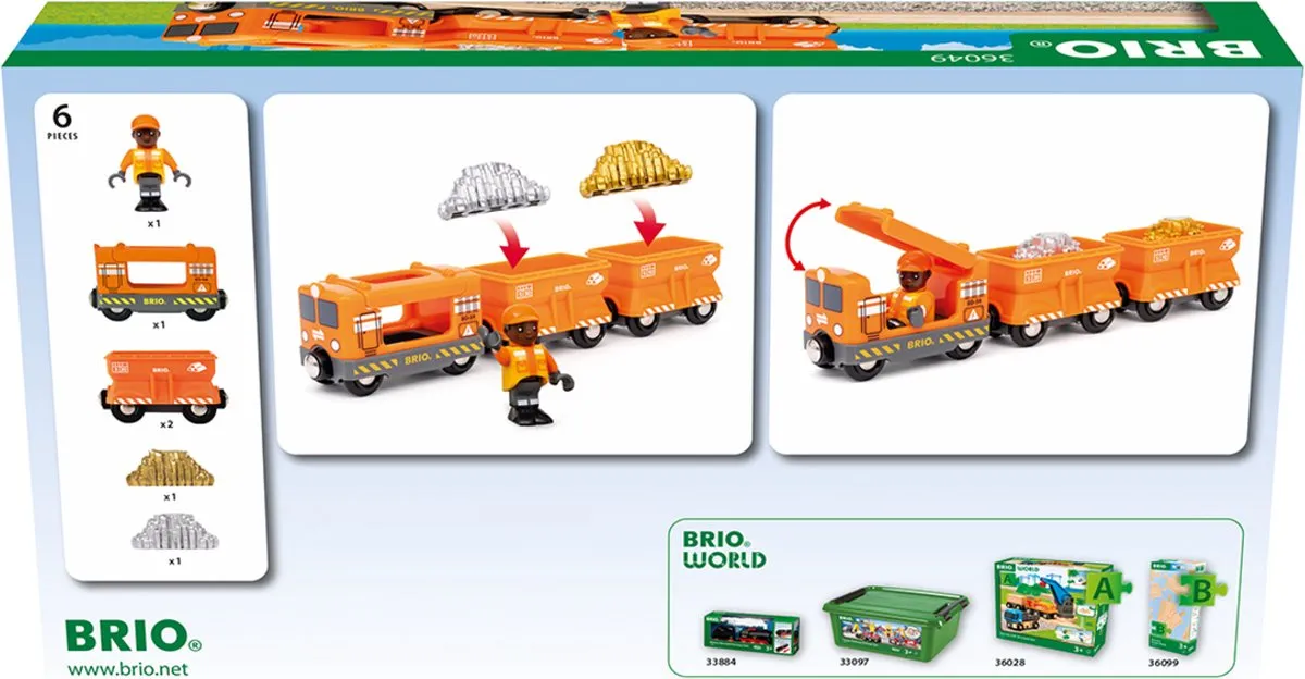 Ravensburger BRIO Goederentrein 36049 - Meerkleurig