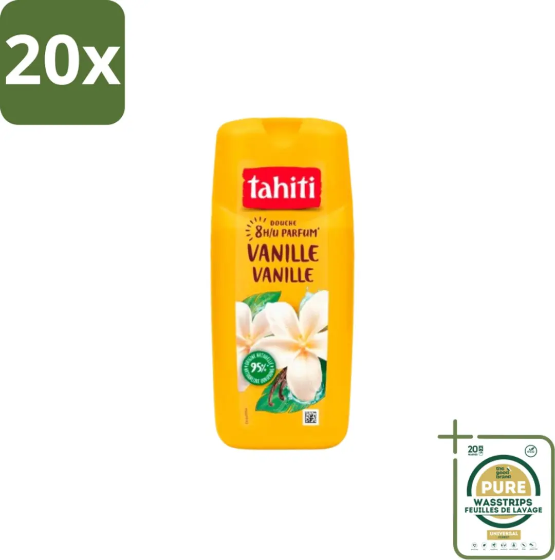 Tahiti Douchegel Vanille 315ml - 20 Stuks