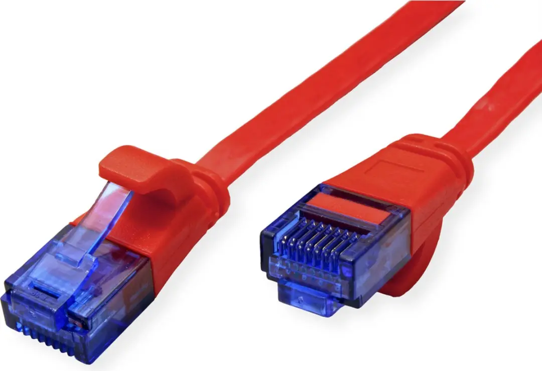 Value UTP Patchkabel Cat.6A Extra Plat Rood 5m