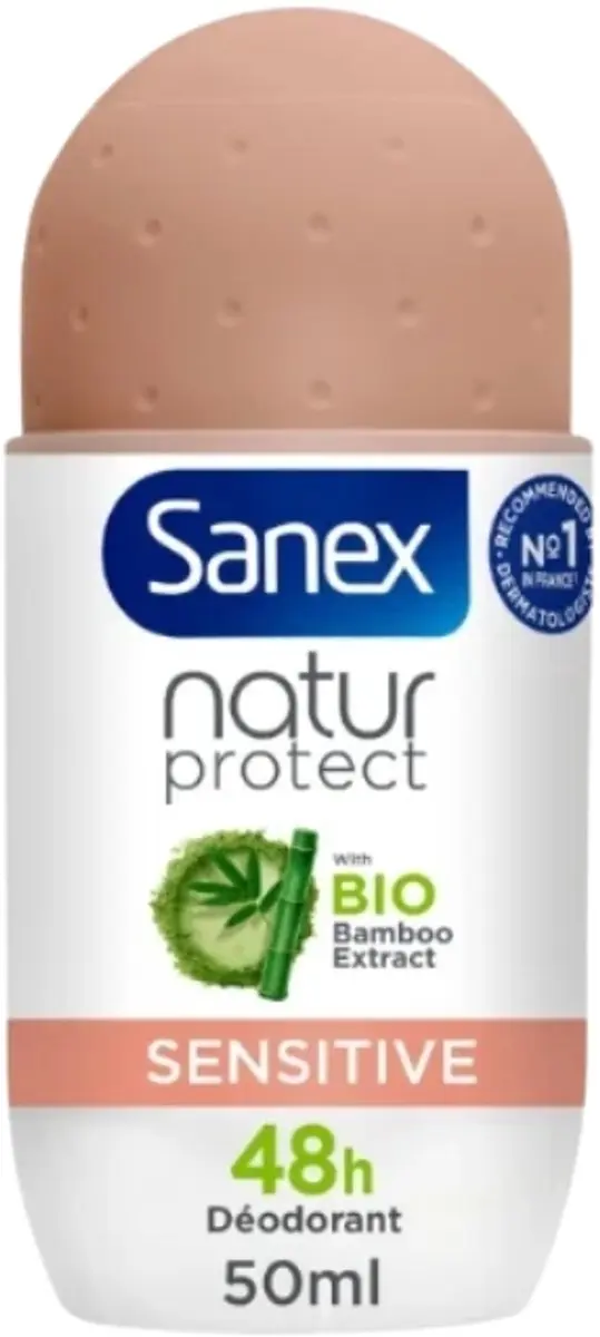 Sanex Natur Protect Sensitive Roll-On Deodorant - 200ml (4x50ml)
