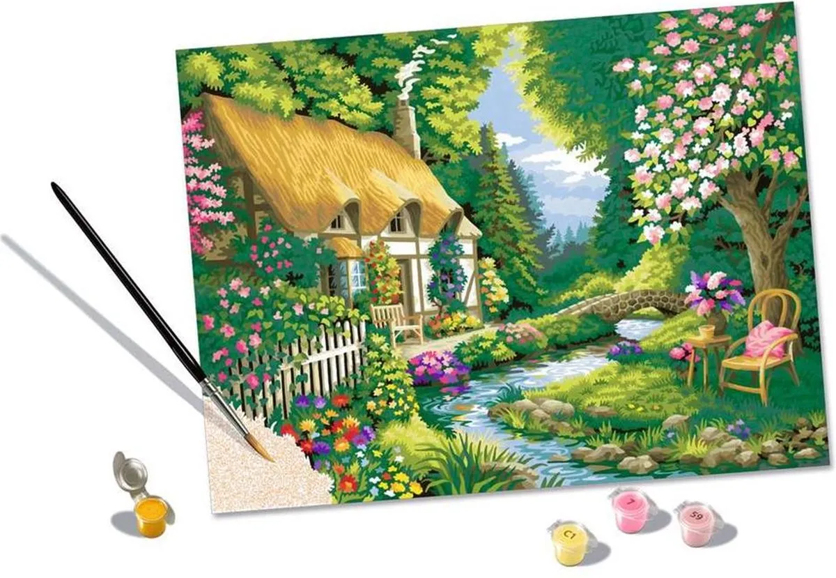 Ravensburger Creart Cottage Garden - Multicolor