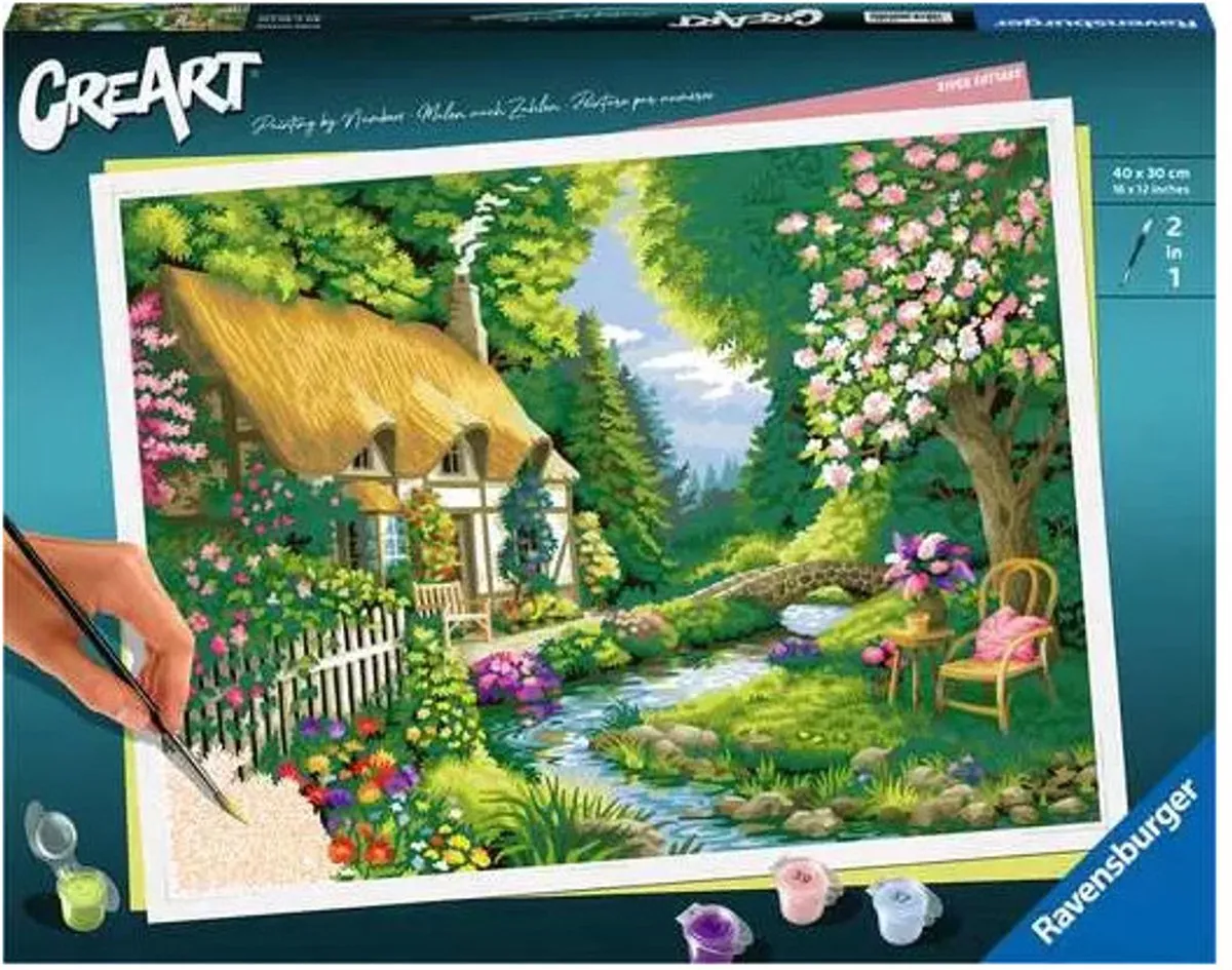 Ravensburger Creart Cottage Garden - Multicolor