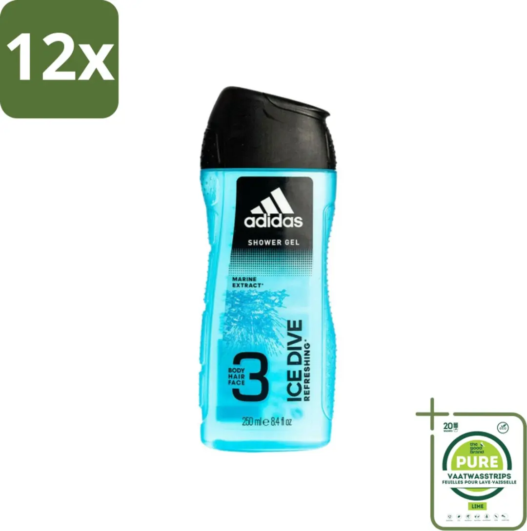 adidas Ice Dive Douche & Shampoo 3-in-1