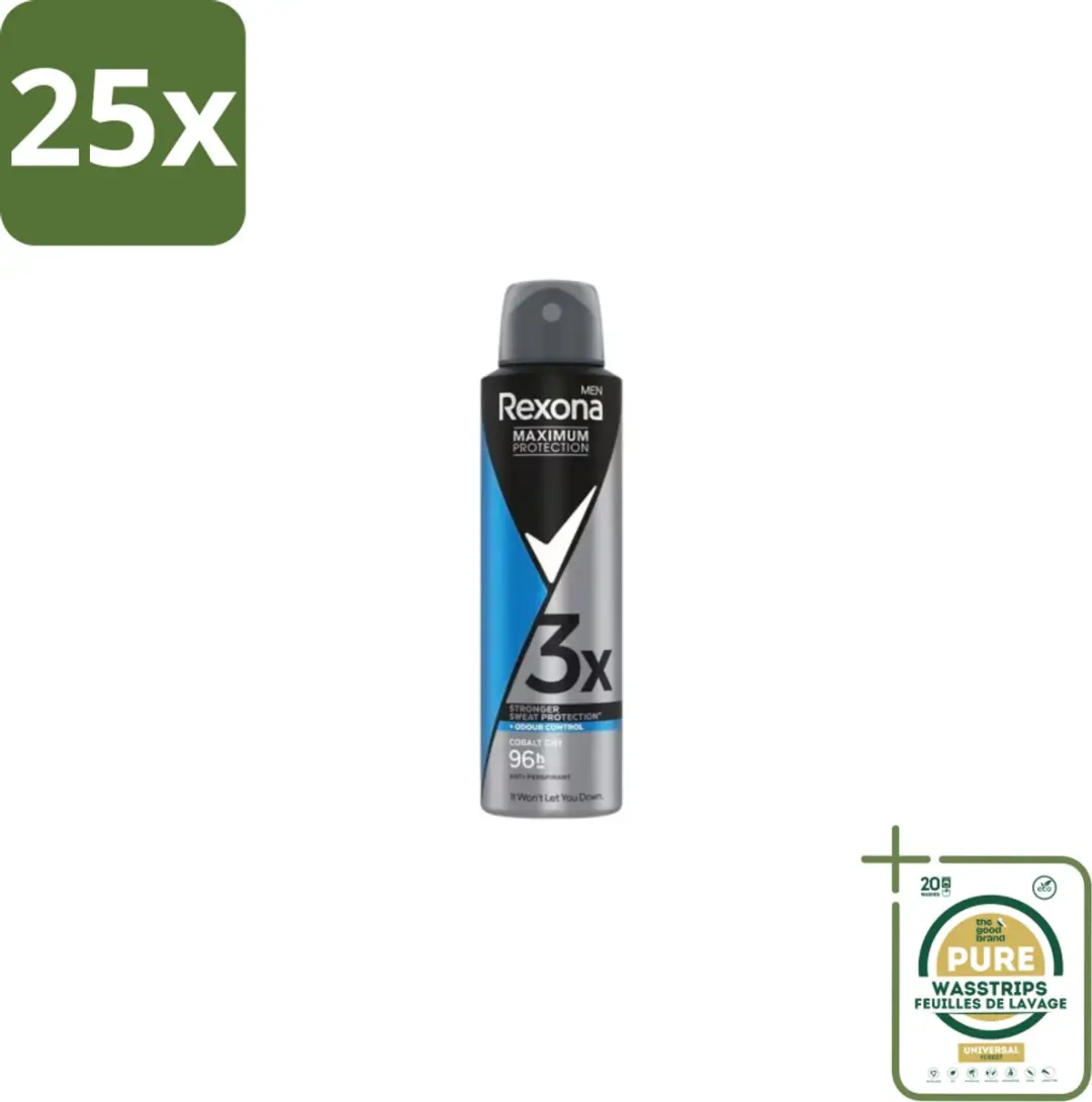 Rexona Maximum Protection Cobalt Dry Deodorant Spray 150ml - 25 Stuks
