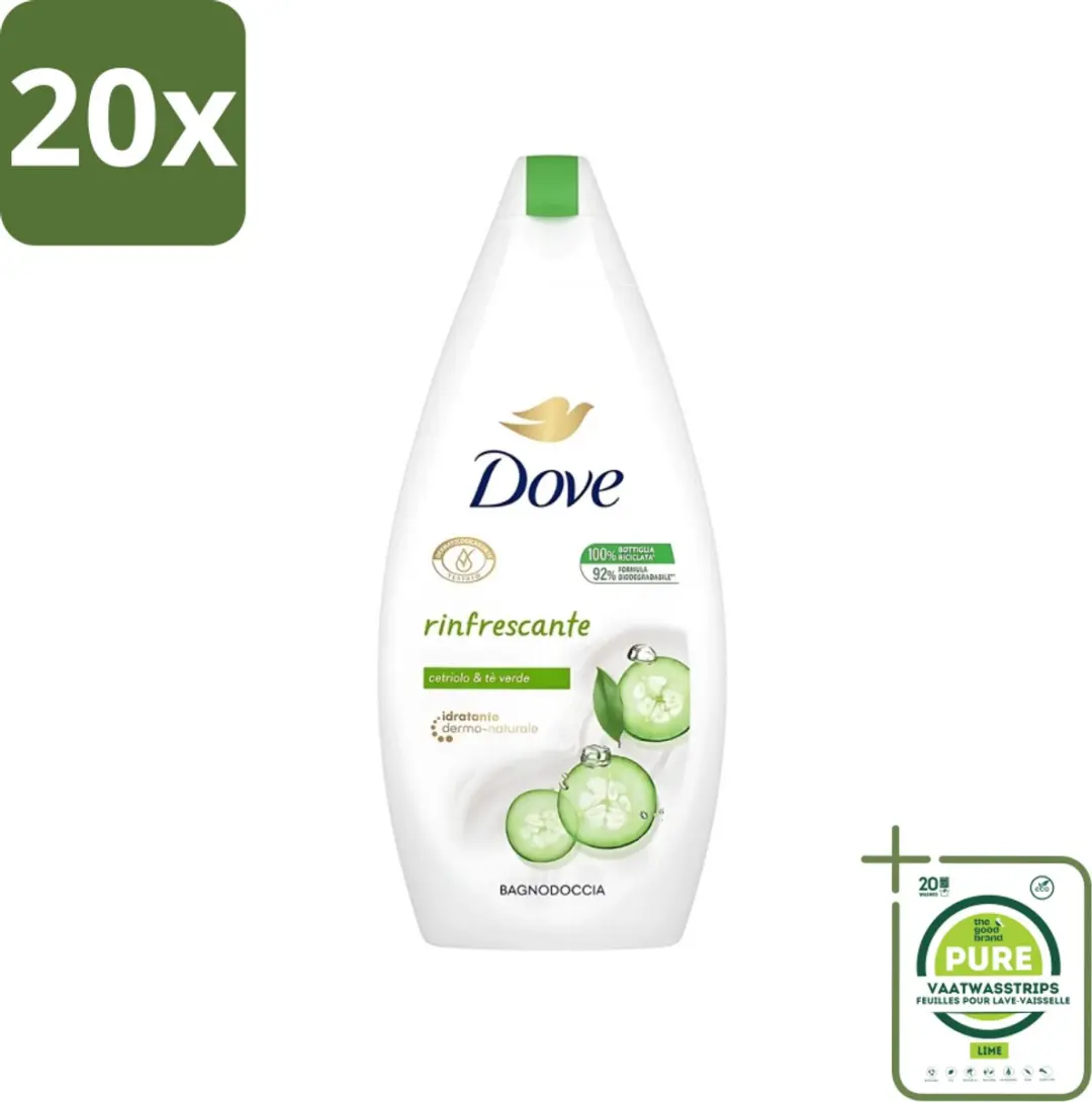 Dove Douchegel Refreshing Komkommer & Groene Thee 400ml