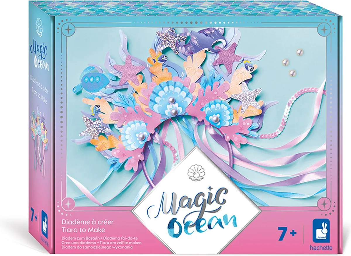 Janod Magic Ocean Zeemeermin Tiara - Multikleur