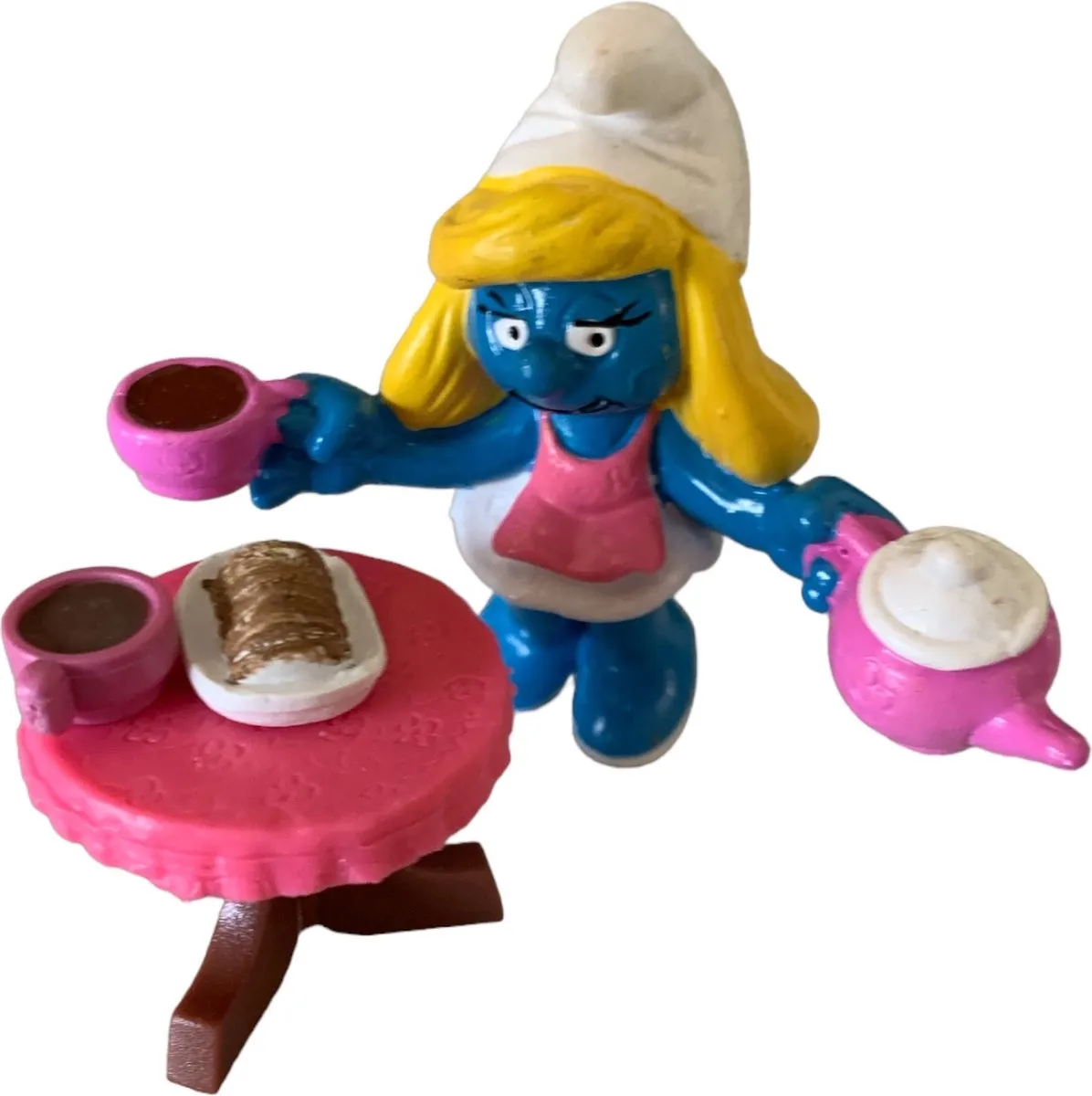 Schleich Smurfin Figuurtje met Salontafel 40245