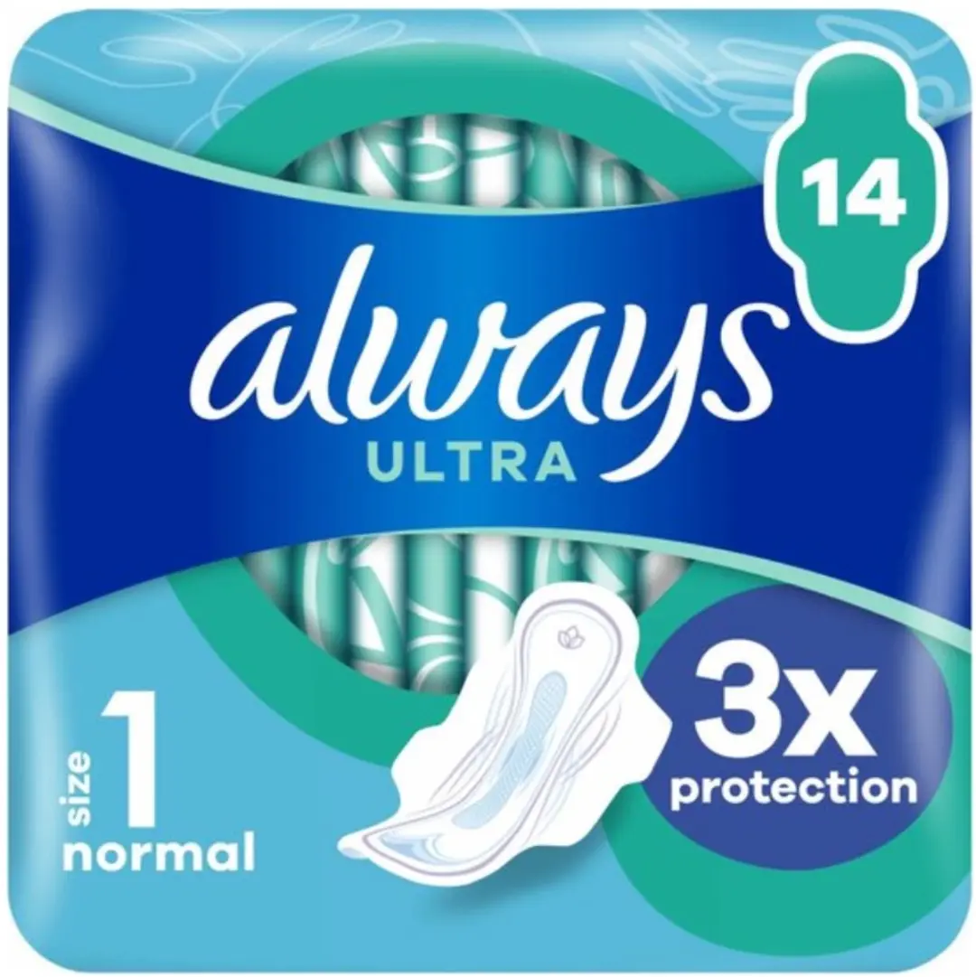 Always Ultra Normal Plus Maandverband - 14 Stuks (6x2) - Wit
