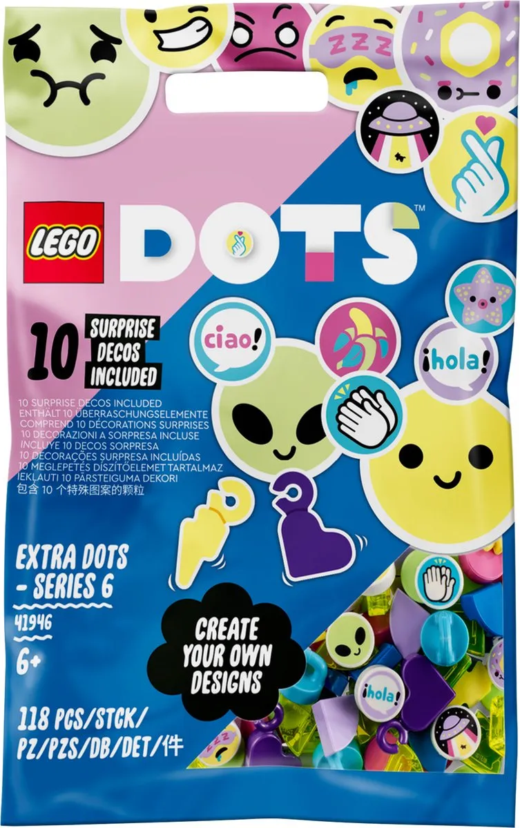 LEGO DOTS Extra DOTS Serie 6 Emoji's