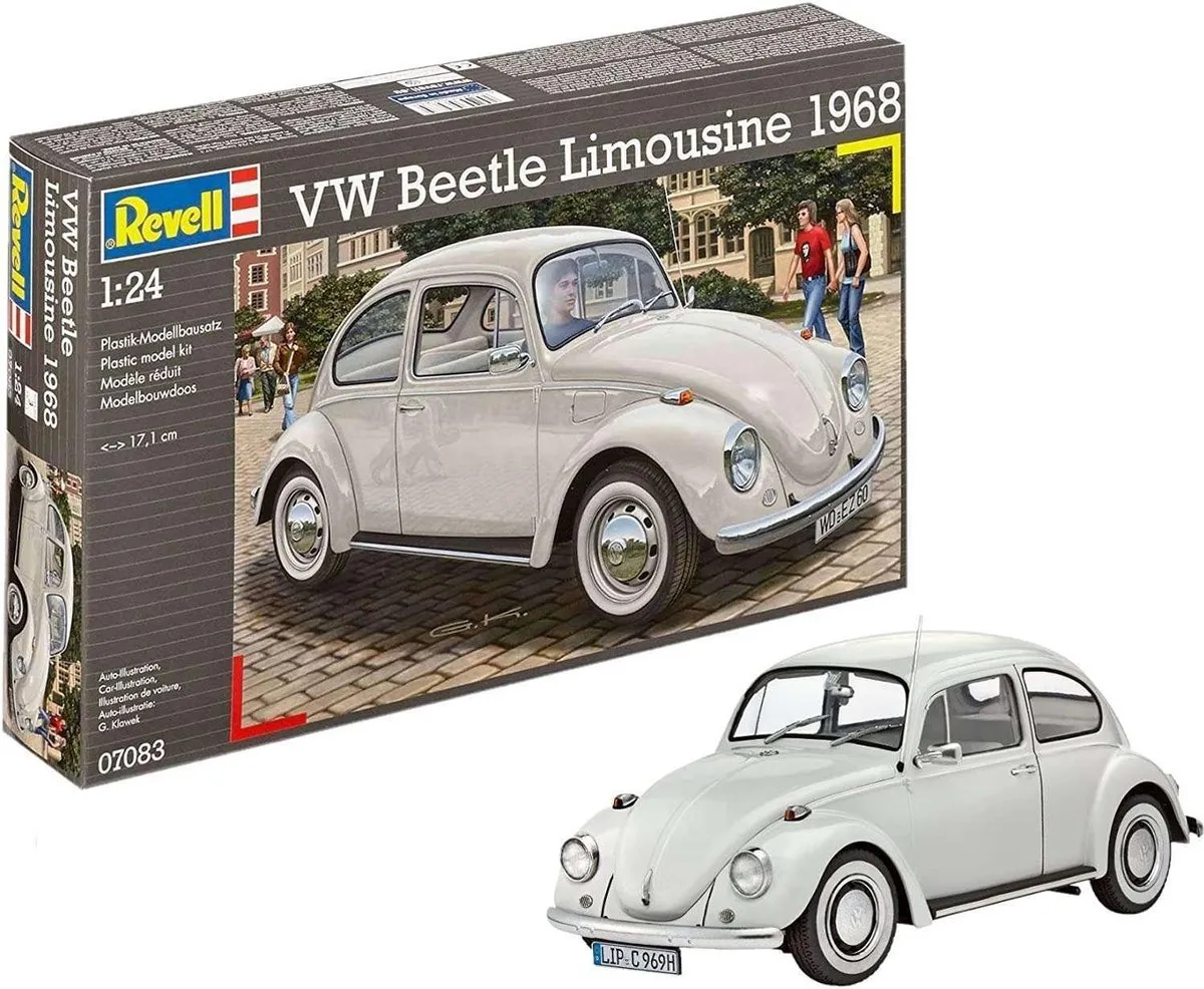 Revell 07083 Volkswagen Beetle Limousine 1968 Modelbouwpakket 1:24