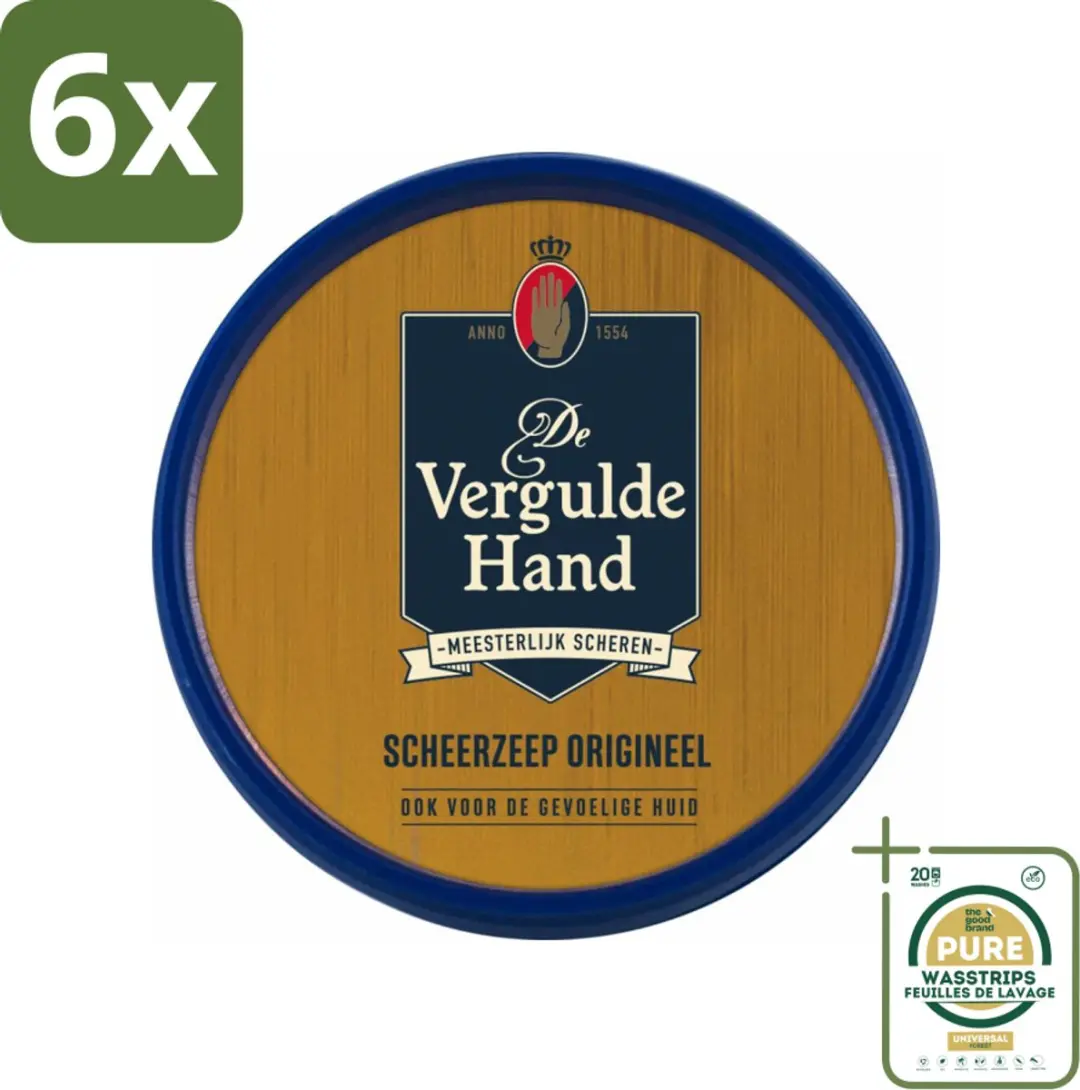 Vergulde Hand Scheerzeep Tablet 75g