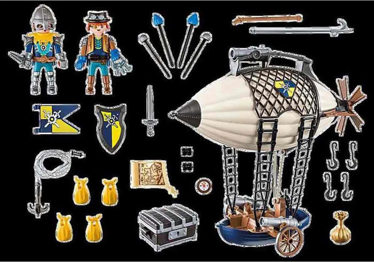 Playmobil Novelmore Dario's Zeppelin 70642 - Multicolor