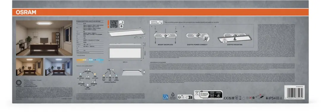 Osram Planon Easyfix 580mm 24W LED - Wit - afbeelding 5 van 5