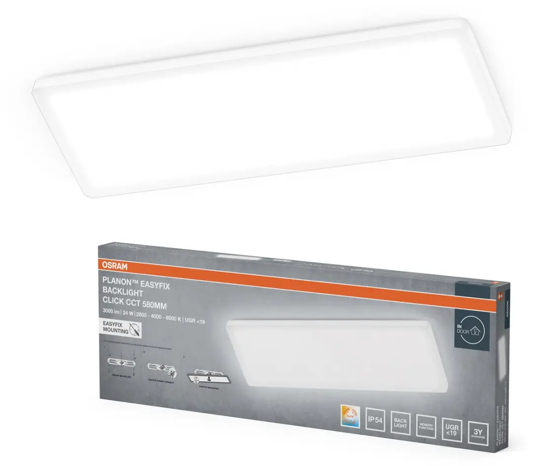 Osram Planon Easyfix 580mm 24W LED - Wit - afbeelding 3 van 5