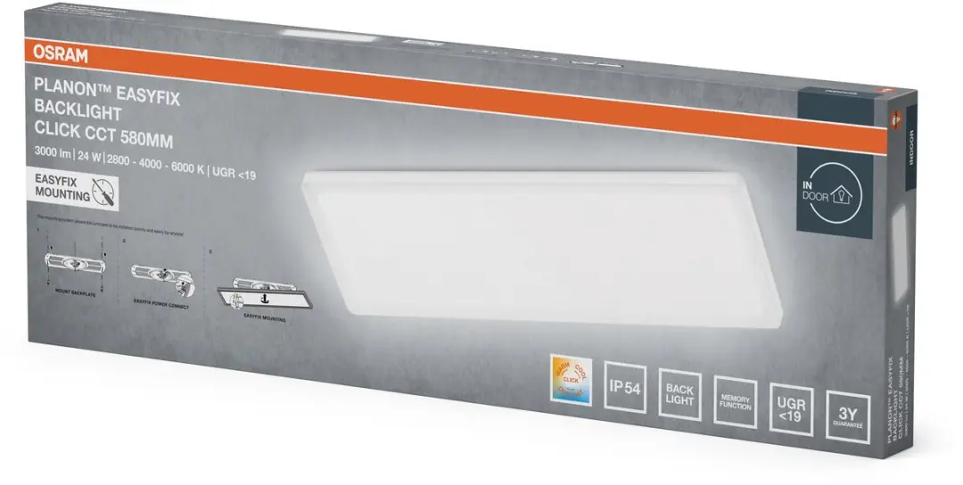 Osram Planon Easyfix 580mm 24W LED - Wit - afbeelding 4 van 5