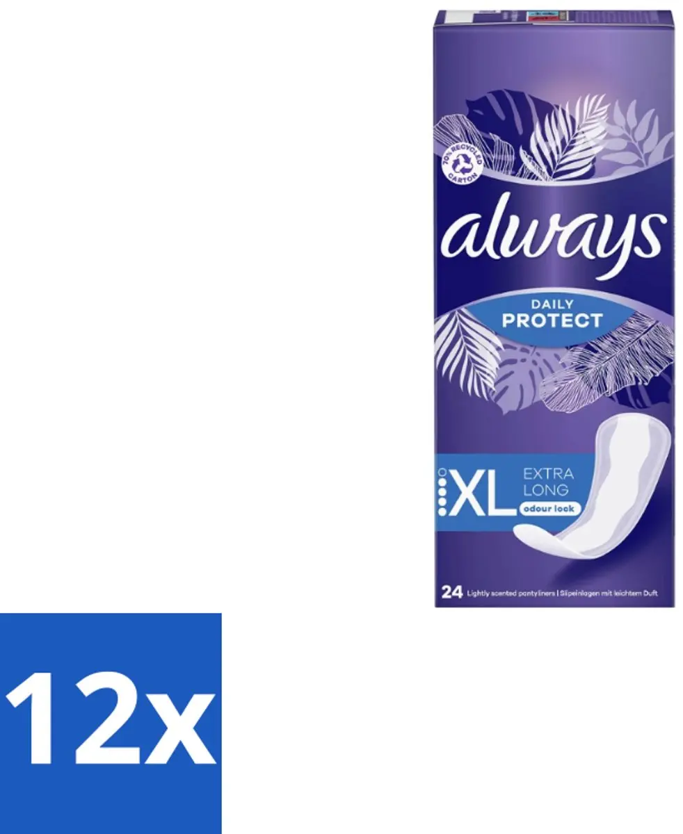 Always Inlegkruisjes Extra Long Wit