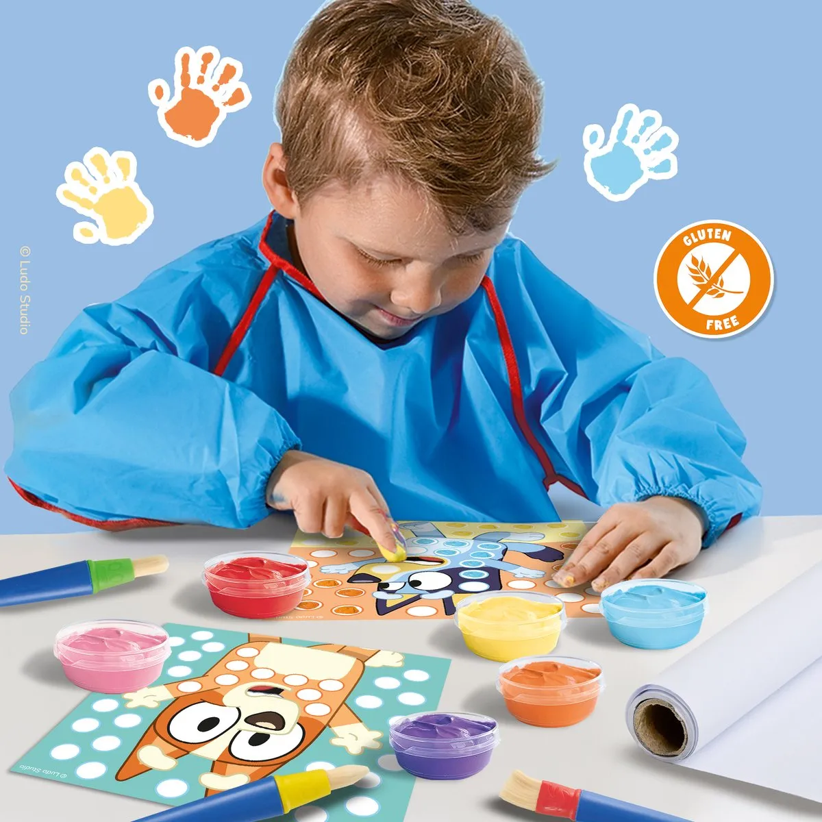 SES Creative Bluey Vingerverf Mega Set - 25 Stuks