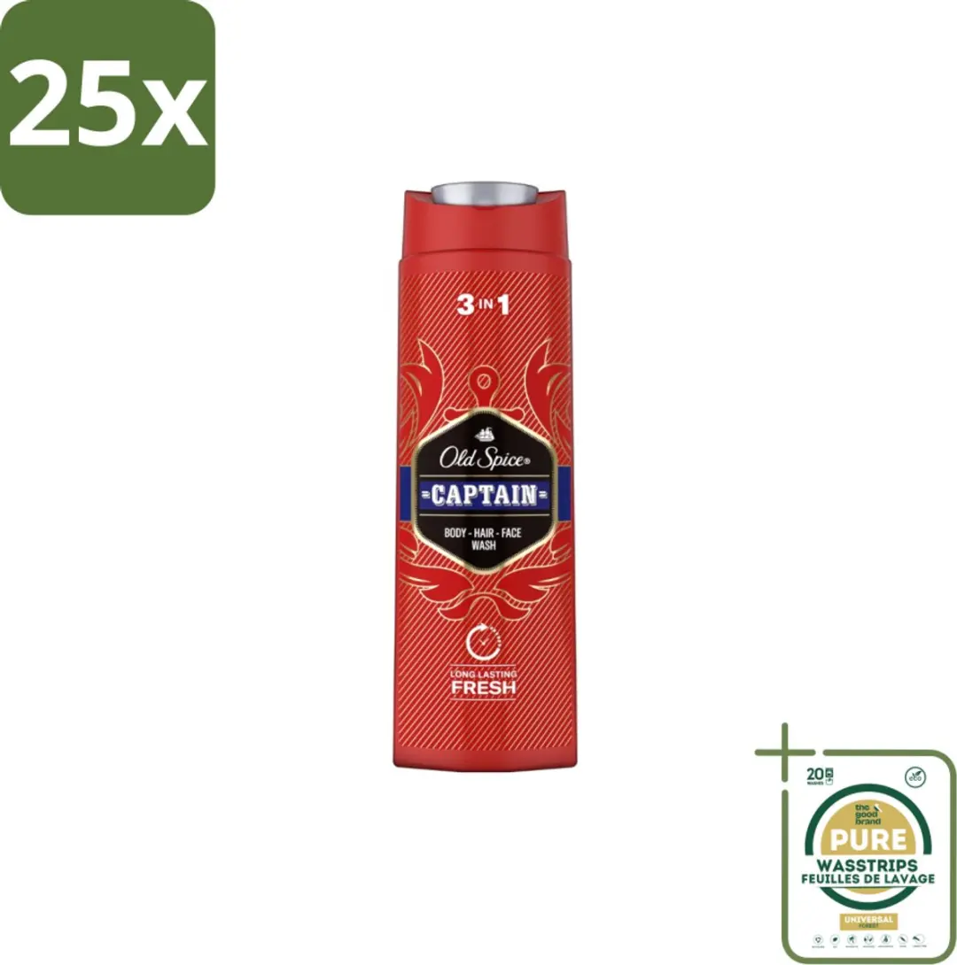 Old Spice Captain Douchegel 400ml - 25 Stuks