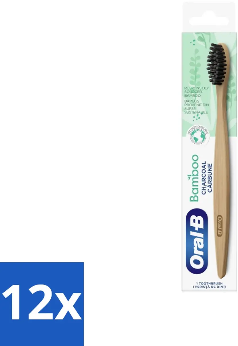 Oral-B Bamboe Tandenborstel Houtskool