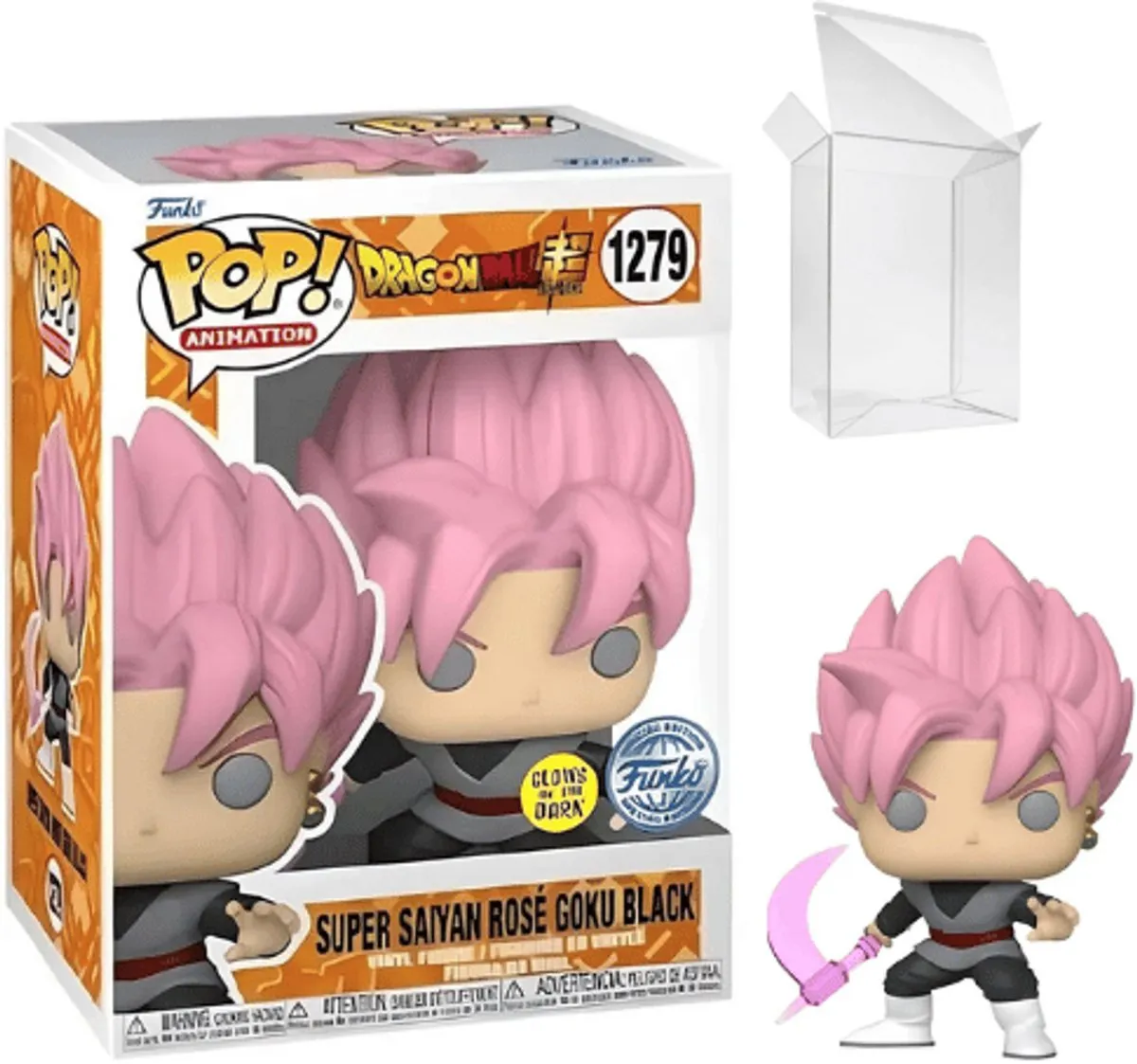 Funko Pop Animation Dragon Ball Super Goku Black Glow in the Dark #1279 - Multi - afbeelding 6 van 6