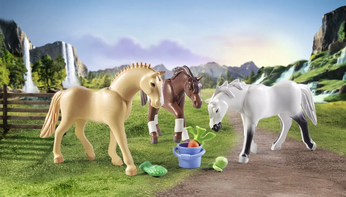 Playmobil Horses of Waterfall 3 Paarden - 71356 - Multikleur