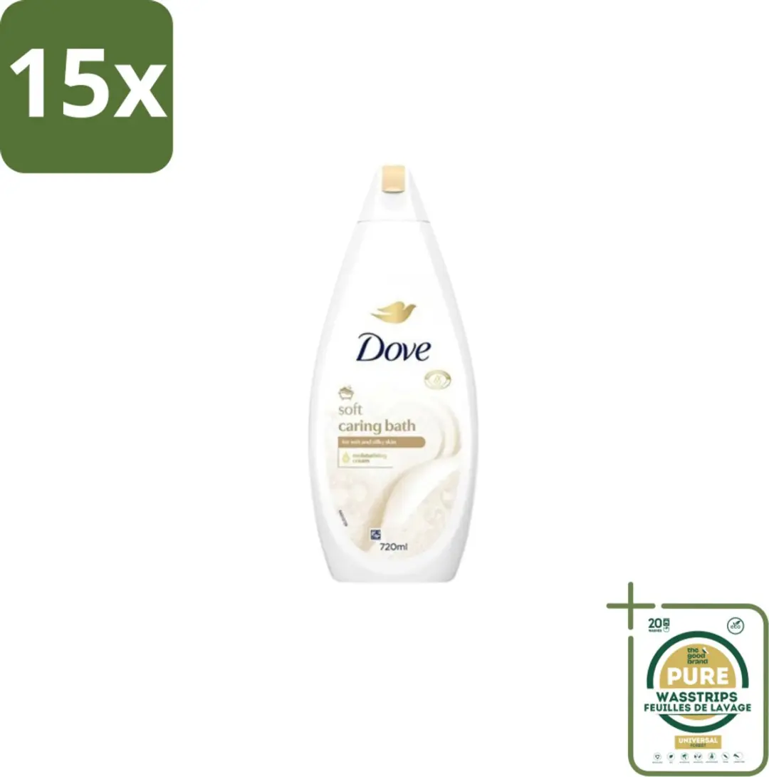 Dove Badcrème Soft 720ml - 15 Stuks