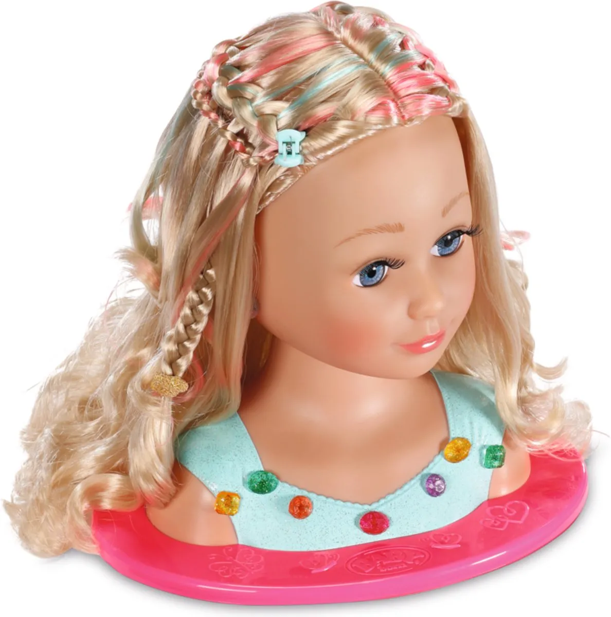 Baby Born Sister Stylinghoofd Prinses Kaphoofd - Blond met Kleurtjes