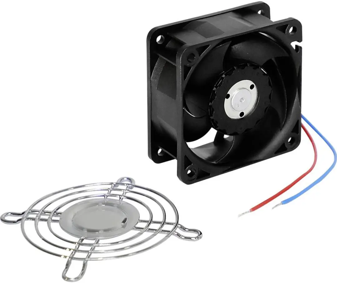 Rittal SK 3236.124 Schakelkastventilator 24V DC - 60x60x25mm Grijs - afbeelding 3 van 3