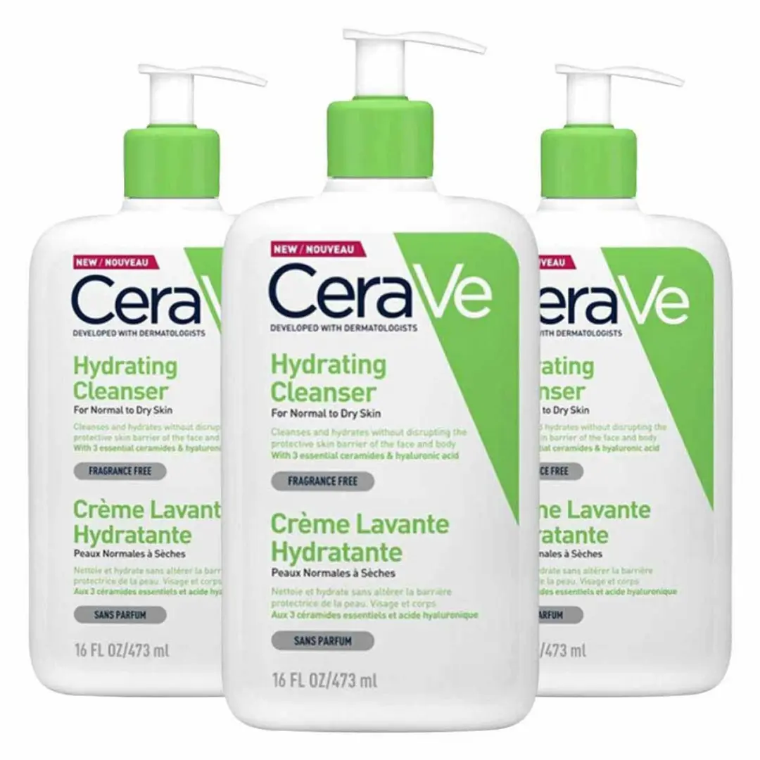 CeraVe Hydraterende Reinigingscrème 3x473ml