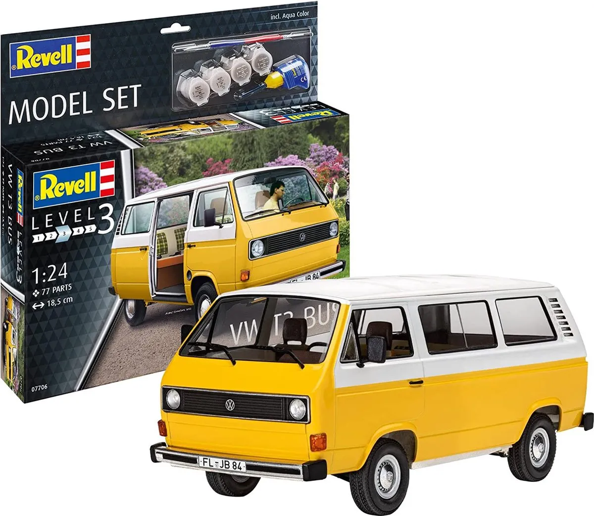 Revell 67706 Volkswagen T3 Bus Modelbouwpakket 1:25