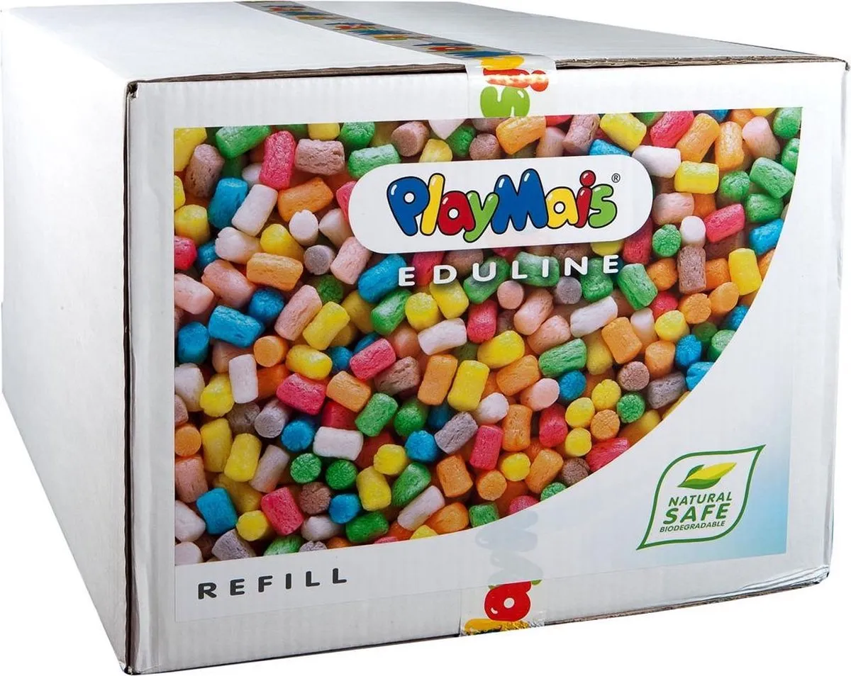 PlayMais Eduline Navulling 6300 Stukjes - Multicolor