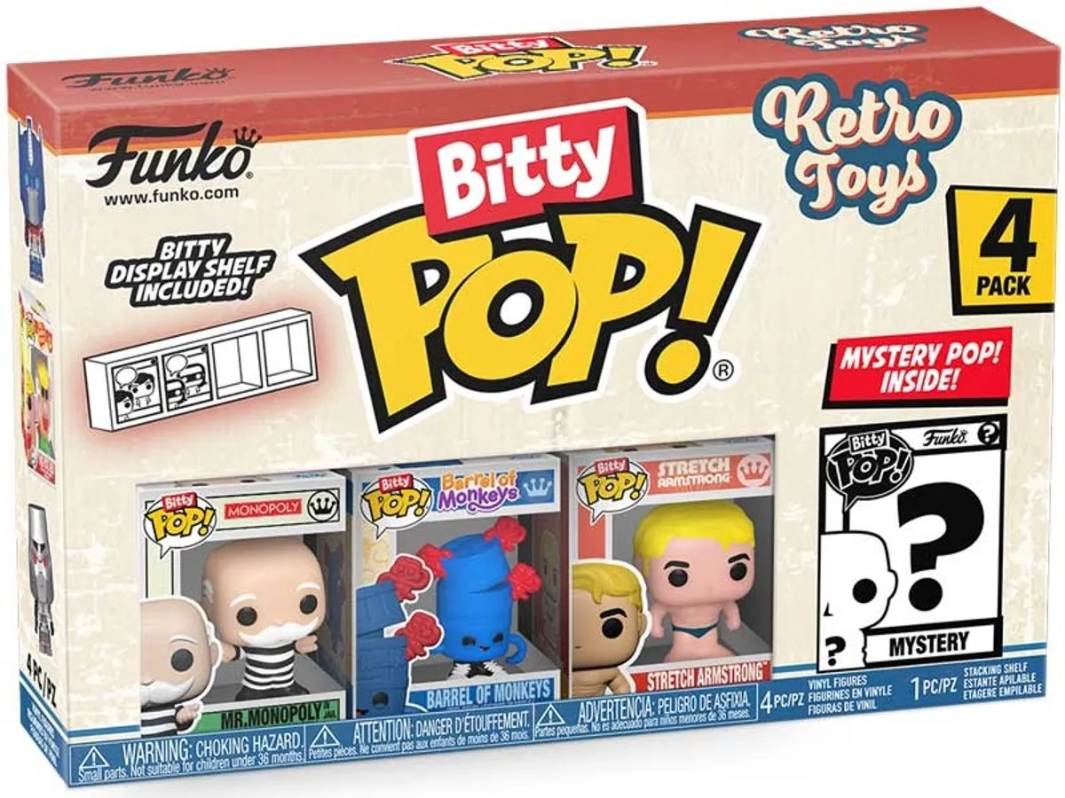 Funko Bitty Pop Mr. Monopoly 4-pack - Multicolor
