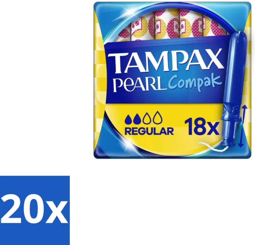 Tampax Pearl Compak Tampons Regular