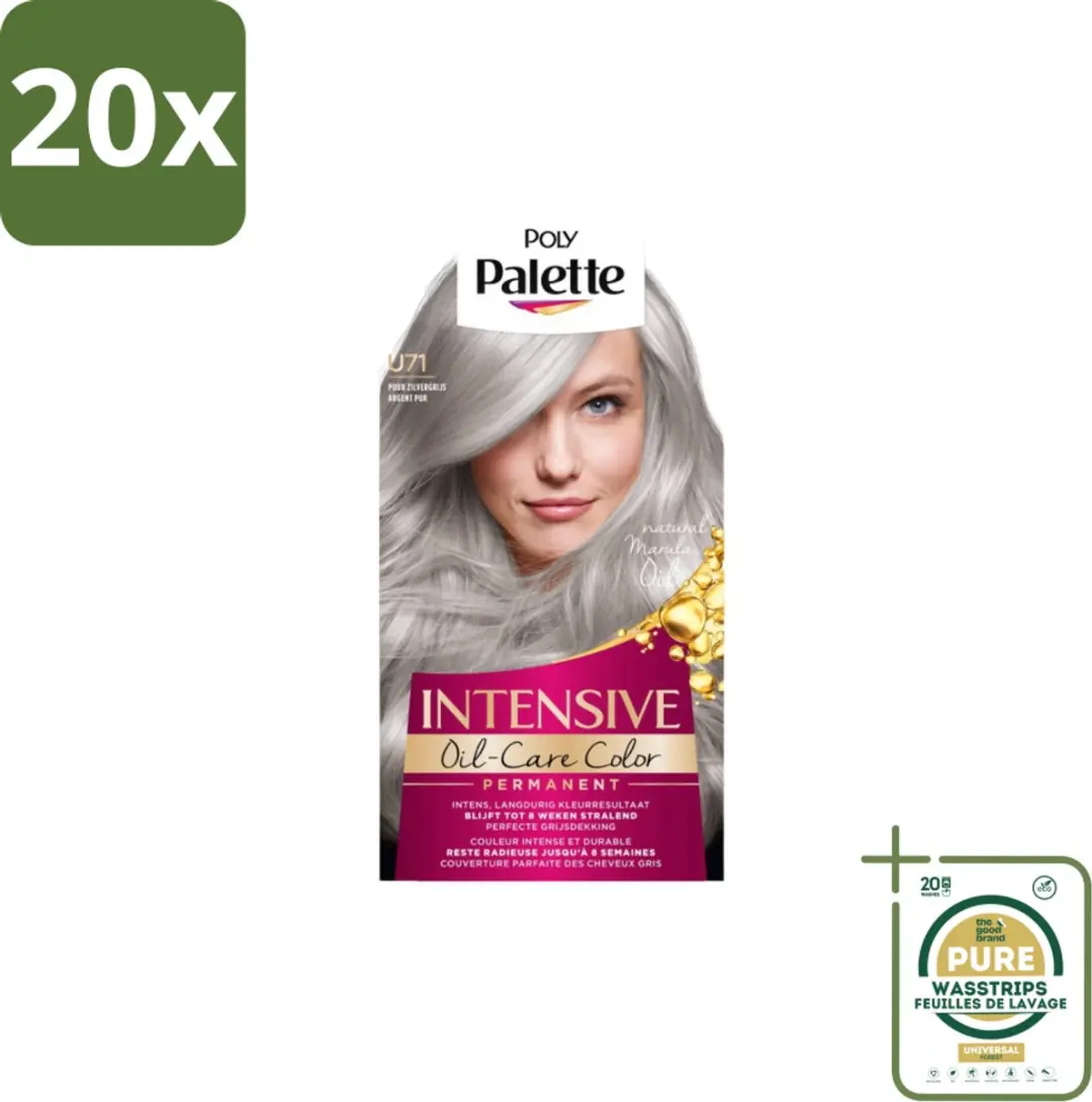 Schwarzkopf Poly Palette U71 Puur Zilvergrijs Haarverf 2300ml