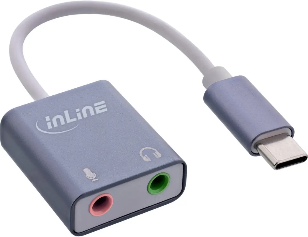 InLine Audio Geluidsadapter USB-C Kabel