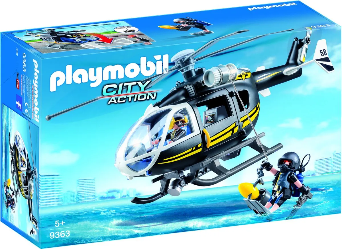 Playmobil S.I.E. Helikopter 9363 - Multicolor