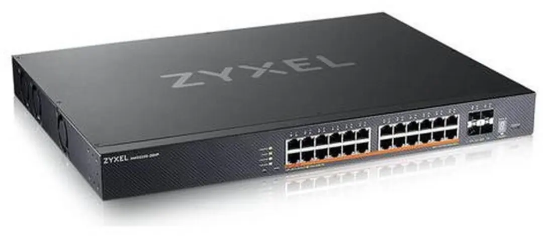 Zyxel XMG2230-28HP Managed Switch 24x PoE 1440W - Zwart