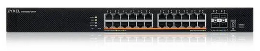 Zyxel XMG2230-28HP Managed Switch 24x PoE 1440W - Zwart